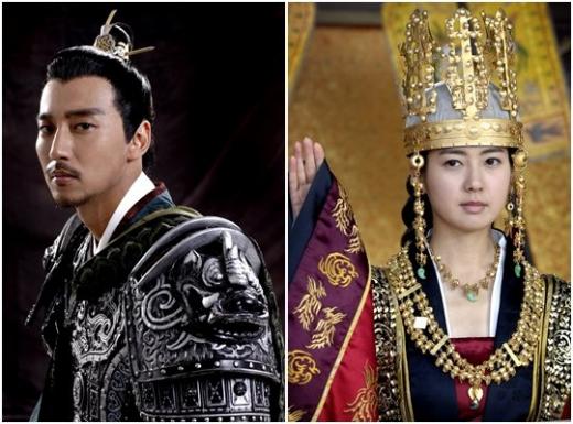 '비담' 김남길과 '덕만' 이요원 <사진제공=MBC>