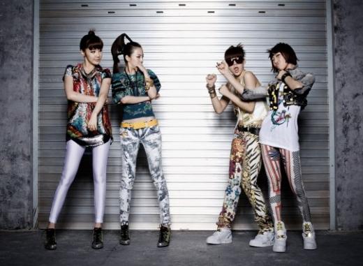 2NE1의 박봄,산다라박,씨엘,공민지(왼쪽부터) <사진제공=YG엔터테인먼트>