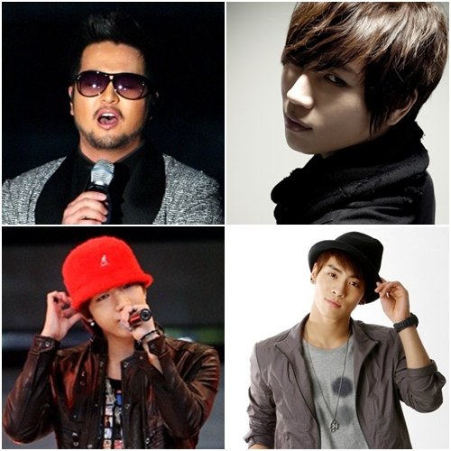 김태우, 케이윌, 샤이니 종현, 2PM 준수(왼쪽 위부터 시계방향으로) ⓒ사진=머니투데이 스타뉴스, 스타쉽엔터테인먼트