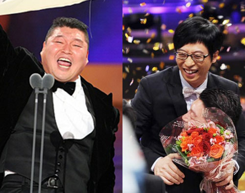 강호동(왼쪽, ⓒ유동일 기자)과 유재석(ⓒSBS)