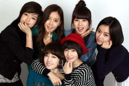 티아라의 은정,효민,큐리,소연,보람,지연(왼쪽부터 시계방향) ⓒ사진=임성균 기자