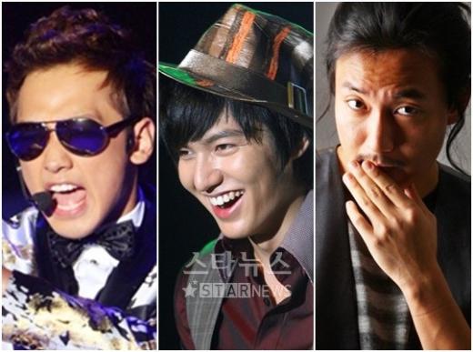 비 이민호 김남길 (왼쪽부터) ⓒ머니투데이 스타뉴스