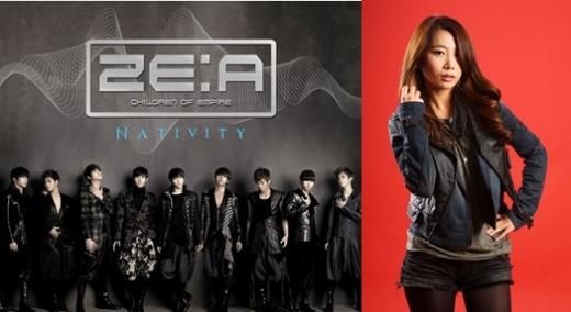 ZE:A(왼쪽)와 브라운아이드걸스의 제아 ⓒ사진=스타제국, 이명근 기자 qwe123@