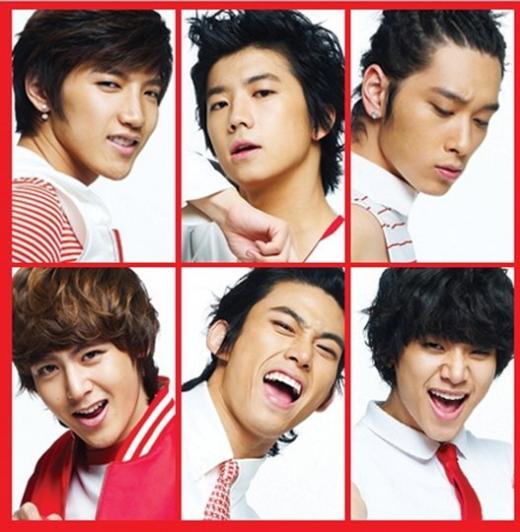 2PM의 준수, 우영, 찬성, 준호, 택연, 닉쿤(왼쪽 위부터 시계방향으로) ⓒ사진=코카콜라