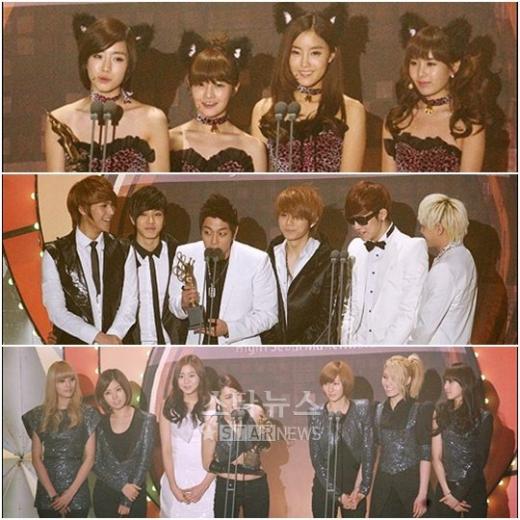 티아라, 비스트, 애프터스쿨(위부터) ⓒ사진=유동일 기자