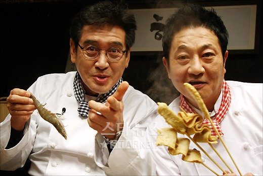 '형님식당'의 조형기(왼쪽)과 박준규 ⓒ임성균 기자