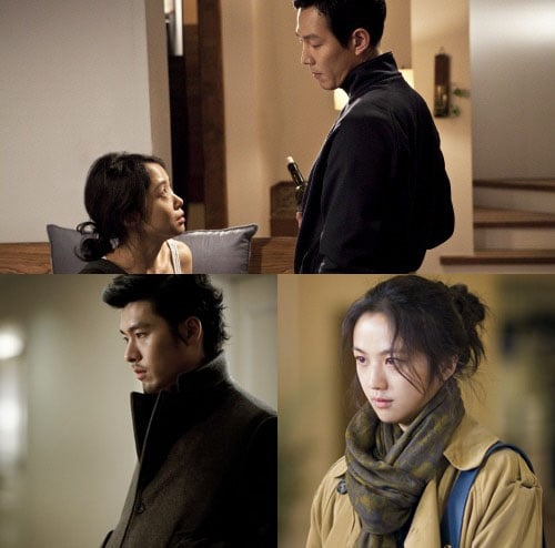 '하녀'의 전도연과 이정재, '만추'의 현빈과 탕웨이(아래) <사진출처=영화스틸>