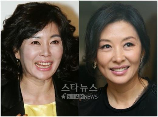 김청(왼쪽)과 이미숙 ⓒ사진=머니투데이 스타뉴스