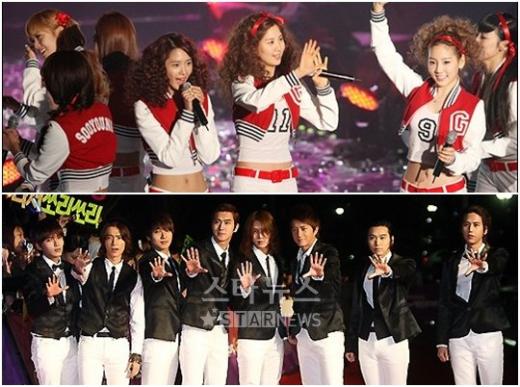 소녀시대(위)와 슈퍼주니어 ⓒ사진=머니투데이 스타뉴스