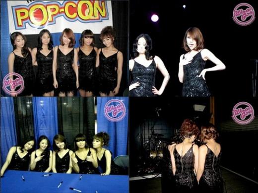 원더걸스의 소희, 선예, 선미, 유빈, 선예(왼쪽 위 사진에서 왼쪽부터) ⓒ사진=원더걸스 미국 공식홈페이지