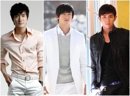 사진 왼쪽부터 슈퍼주니어 최시원, 2PM 옥택연, 2AM 임슬옹