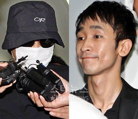 고 장자연의 전 소속사 대표 김모씨, 매니저 유장호씨(오른쪽) ⓒ 홍봉진 기자