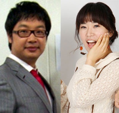 권재관(왼쪽)과 김경아