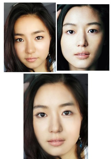 신세경,전지현,신세경과 전지현 함성사진(아래)