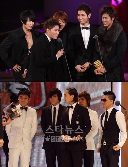 동방신기(위)와 빅뱅 ⓒ사진=머니투데이 스타뉴스