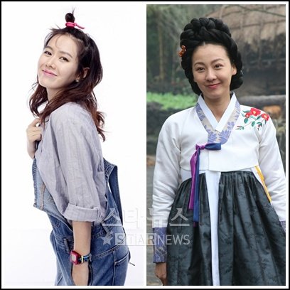 MBC '개인의 취향'의 손예진(왼쪽)과 KBS 1TV '거상 김만덕'의 이미연 