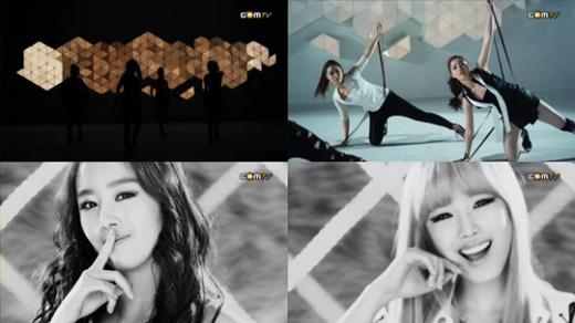 시크릿 티저영상 속 한선화(왼쪽 아래)와 전효성(오른쪽 아래) ⓒ사진=화면캡처