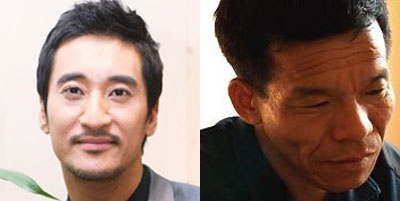 배우 신현준(왼쪽)과 엄기봉씨