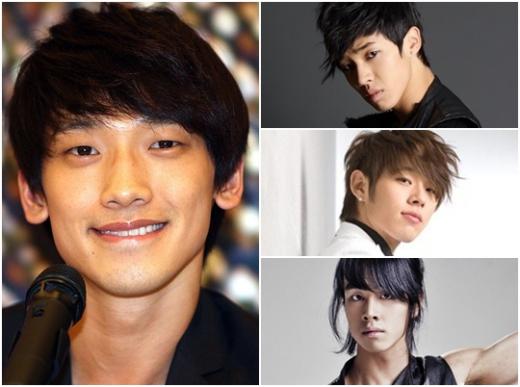 비, 이기광, 태군, 청림(왼쪽부터 시계방향으로)