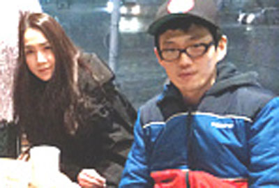 고호경(왼쪽)과 하양수 <사진=고호경 미니홈피>