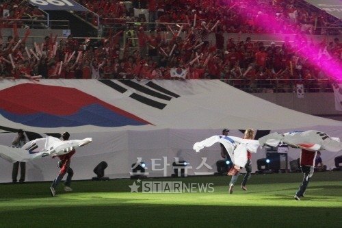 2006 독일월드컵 당시 붉은악마의 응원장면 ⓒ머니투데이 스타뉴스
