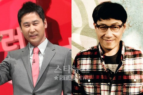신동엽(왼쪽, ⓒ사진=임성균 기자)과 윤종신