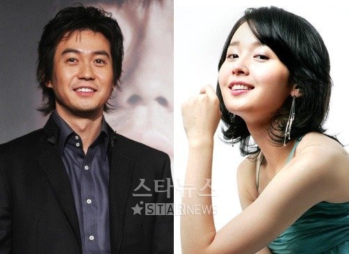 박용우(왼쪽)와 조안 ⓒ머니투데이 스타뉴스