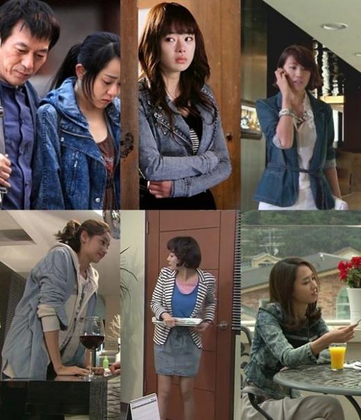 문근영 서우 유인영 박정아 채림 한채영(맨위 좌측에서 시계방향)