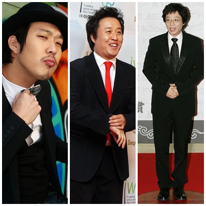 하하, 정준하, 유재석(왼쪽부터) ⓒ머니투데이 스타뉴스
