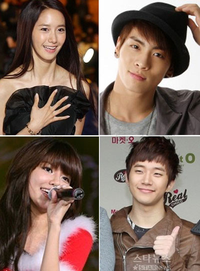 윤아, 종현, 준호, 수영(왼쪽 위부터 시계방향) ⓒ머니투데이 스타뉴스