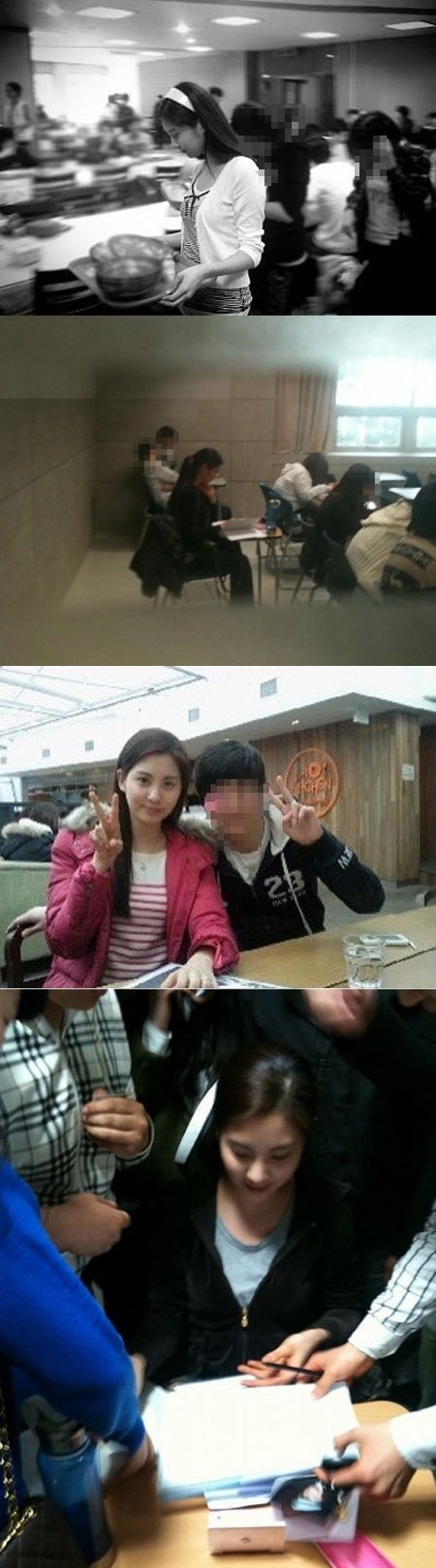 ↑아이돌 가수 소녀시대의 막내 서현(19)의 대학 생활 모습이 14일 인터넷 포털사이트를 통해 공개됐다.ⓒ네이트 판