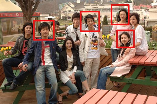 ↑ 왼쪽부터 박재정, 김범, 박은지(위), 한여운(아래)