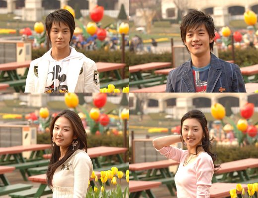 ↑ 김범, 박재정, 박은지, 한여울(왼쪽 위부터 시계방향)
