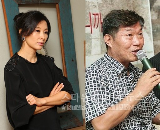 이미숙,고 곽지균감독ⓒ스타뉴스