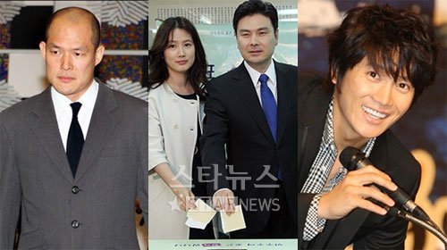 윤동환, 심은하, 지상욱 후보, 지성(왼쪽부터) ⓒ머니투데이 스타뉴스