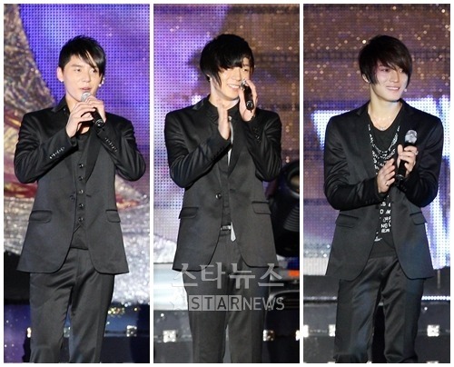 동방신기의 시아준수 믹키유천 영웅재중(왼쪽부터) ⓒ머니투데이 스타뉴스