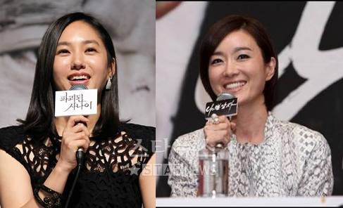 박주미(왼쪽)와 오연수 ⓒ머니투데이 스타뉴스
