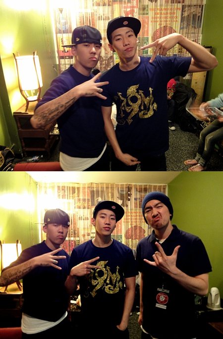 ↑힙합가수 도끼(Dok2)가 10일 자신의 미니홈피에 공개한 사진ⓒ도끼 미니홈피