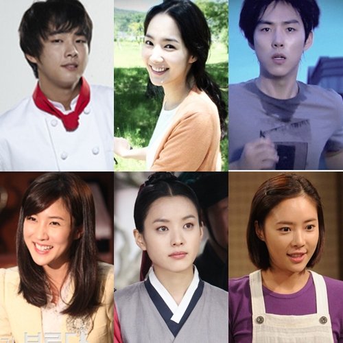 ↑(왼쪽위부터 시계방향)윤시윤, 박민영, 백성현, 황정음, 한효주, 이수경 ⓒMBC KBS SBS 홈페이지