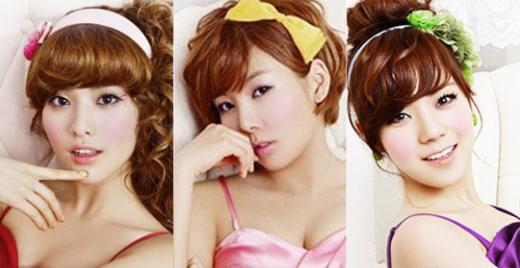 오렌지카라멜의 나나, 레이나, 리지(왼쪽부터) <사진제공=플레디스>