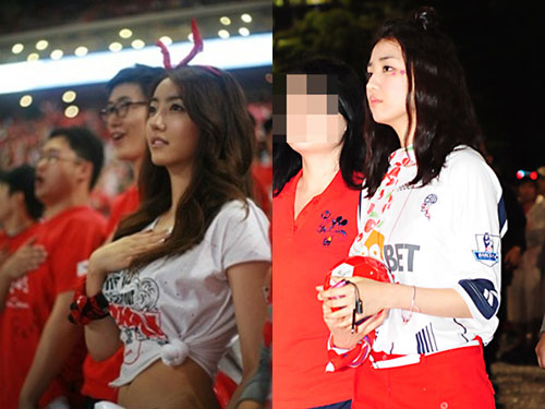 송시연(왼쫏)과 박하선