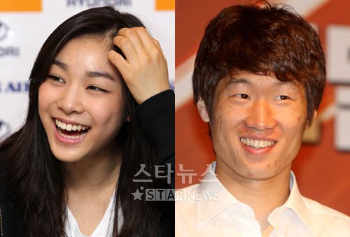 김연아(왼쪽)와 박지성 선수 ⓒ사진=이명근, 홍봉진 기자
