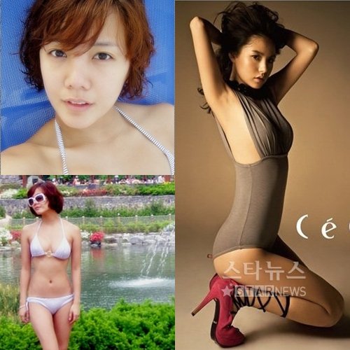 ↑고은아, 민효린 ⓒ고은아 미니홈피, 쎄씨 