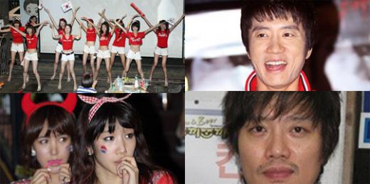 나인뮤지스, 김명민, 박희순, 쥬얼리(왼쪽 위부터 시계방향) ⓒ사진=김현록 기자, 류승희 인턴기자