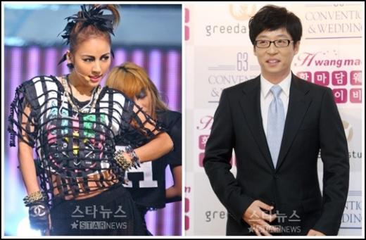 이효리(왼쪽)와 유재석 ⓒ머니투데이 스타뉴스 
