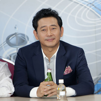 전광렬이 22일 오후 기자간담회에 참석해 질문에 답하고 있다 <사진=KBS>