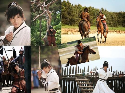↑MBC 드라마 '김수로' 촬영 중인 지성 ⓒ와이트리미디어 제공