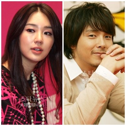 드라마 '러브송' 주연 윤은혜(왼쪽)와 박용하 ⓒ홍봉진 기자 honggga@
