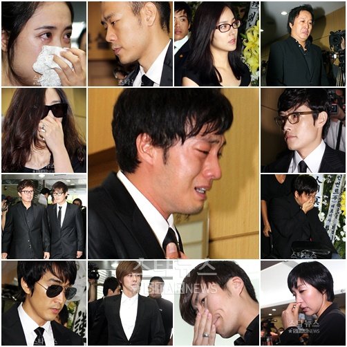 애통해하는 조문객들ⓒ머니투데이 스타뉴스