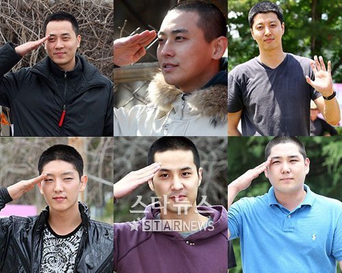 앤디 주지훈 이동건 강인 김지석 이준기(왼쪽 위부터 시계방향) ⓒ머니투데이 스타뉴스